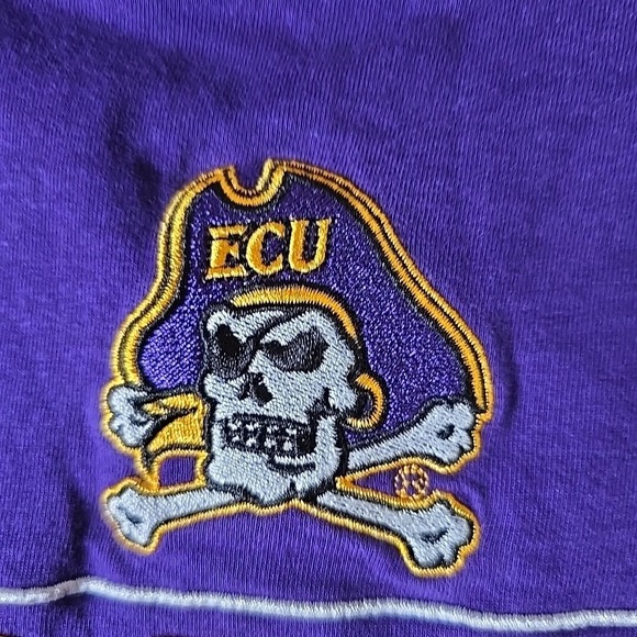 Champion East Carolina Pirates Shirt Mens Extra Large Purple Embroidered Logo - Picture 1 of 8
